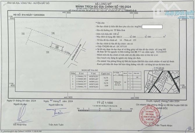 1116m2 sẵn 100thổ cư gần biển Phước Hải - BRVT - 5