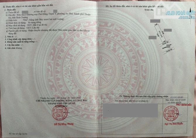 Nhà mặt tiền KDC Phú Hồng Thịnh 5, phường An Phú tp Thuận An - 5