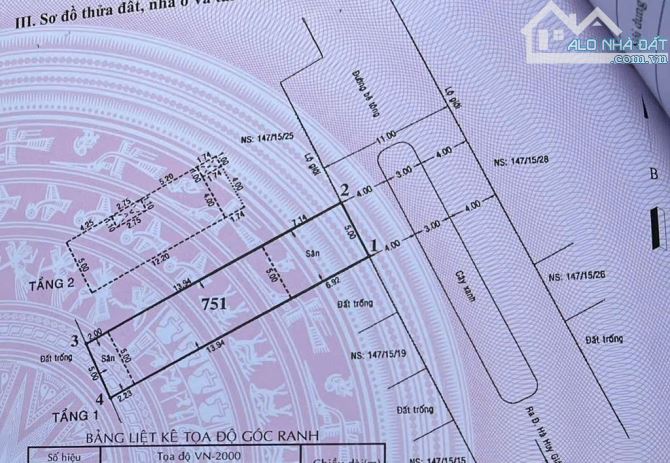 Bán nhà Phố KTS Thiết Kế, ở Hà Huy Giáp Q12, 5x23(115m), Hẻm 7m, giá 7ty8 - 6
