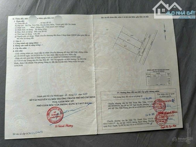 Bán nhà cấp 4 90m2 giá 760 triệu ở Tân Thới Nhì Hóc Môn - 6