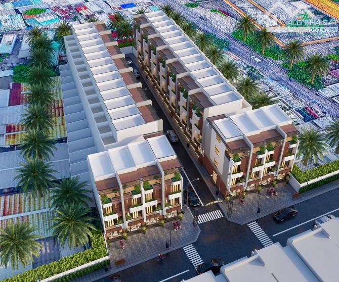 CĐT Nhà bán khu compound mặt tiền 3 lầu DTSD gần 300m2 sát chợ Bà Hom cũ - Tỉnh Lộ 10 - 9