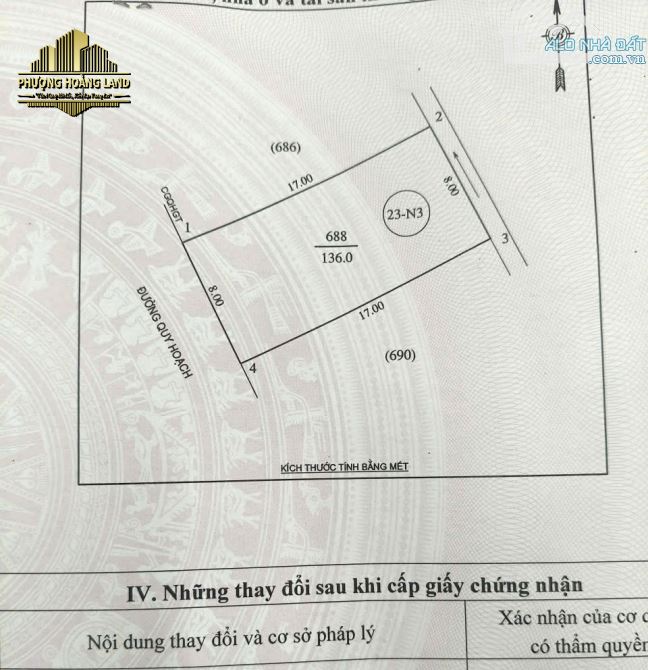 ĐẤT ĐẤU GIÁ – KHỐI 5 NGHI PHÚ, PHƯỜNG VINH PHÚ 136m2 Tây Nam đường 12m