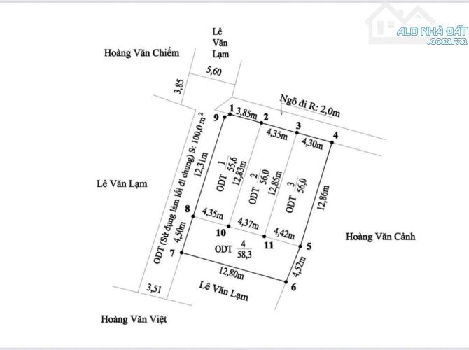 Bên em mở bán 4 Lô F0 , TDP 2 phường thiên Hương