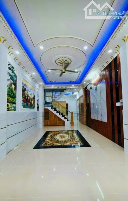NHÀ ĐẸP 4 TẦNG, GẦN MIẾU GÒ XOÀI, HẺM XE HƠI – GIÁ CHỈ 6.85 TỶ - 6