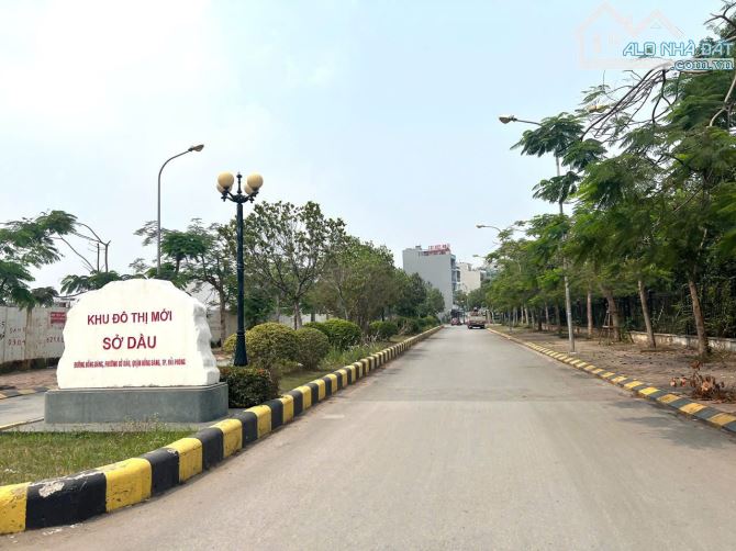 BÁN LÔ GÓC “BÁNH CHƯNG” 106M² – KHU ĐÔ THỊ MỚI SỞ DẦU – HỒNG BÀNG – GIÁ 88TR/M2
