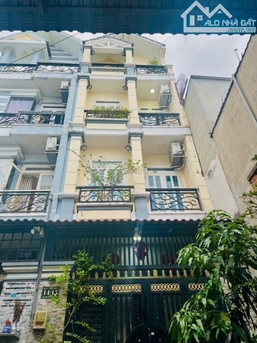 🏠 NHÀ ĐẸP 4 TẦNG – HẺM XE HƠI 6M - 4X14M - LÊ VĂN QUỚI - NHỈNH 5 TỶ