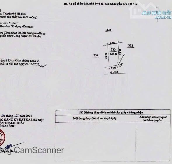 Bán 136m2 đất, 8m mặt tiền tại Miễu Tiến Xuân, gần khu ĐH Quốc Gia và Xanh Vilass