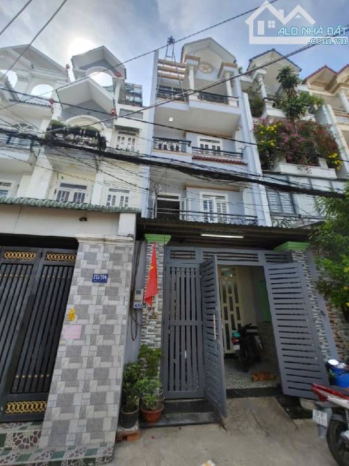 GẦN KHU TÊN LỬA 4 TẦNG NGANG LỚN 5 X 14 SỔ NỞ HẬU TÀI LỘC CÓ 6 PHÒNG NGỦ HẺM XE TẢI