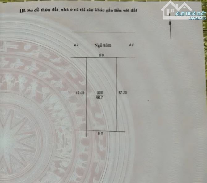 Bán Lô đất mặt tiền 5m, sâu hơn 12m phường Chương Mỹ