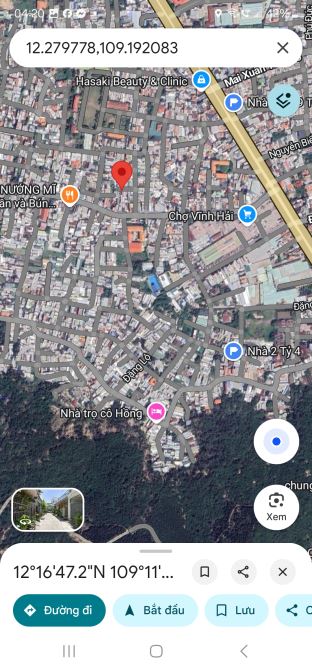 Bán lô đất đẹp , vị trí siêu đắc địa khu vực Vĩnh Hải, p.Bắc Nha Trang, 112 m2 giá 3 tỷ 8