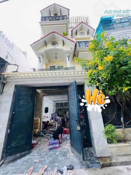 BIỆT THỰ 4 TẦNG, HẺM XE HƠI, NGANG 6.7X18M (120M2), TÂN SƠN NHÌ, TÂN PHÚ, GIÁ 14TỶ