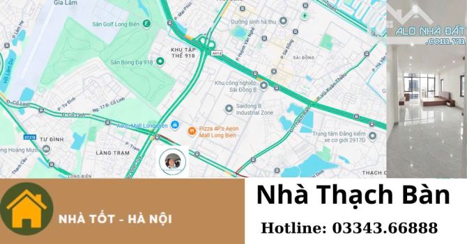 Bán nhà Phố Thạch Bàn, Long Biên, Hà Nội, DT 30m X 5 tầng, ngõ thoáng sáng, giá 6 tỷ. - 1