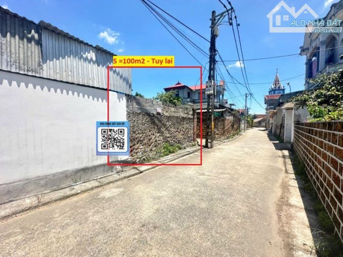 Bán đất Thổ Cư Tuy Lai Mỹ Đức, Hà Nội – ô tô chạy quanh đất   – S= 100m2 - 1
