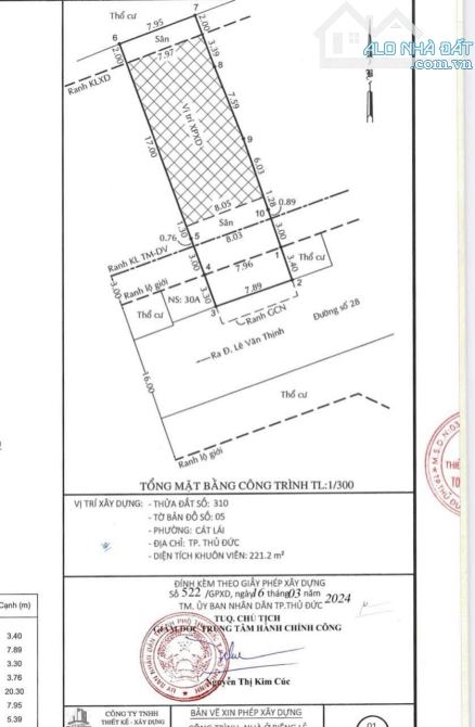 Bán đất Quận 2 mặt tiền đường xe tải khu Lê Văn Thịnh ngang 7,9m khu dc xd cao tầng Giá TL - 1