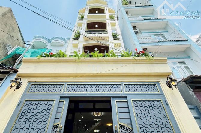 Bán nhà hẻm xe hơi, Huỳnh Văn Nghệ, Gò Vấp, 63 m² (4.2m x 15m), 5 tầng - Giá 7.95 tỷ TL - 1