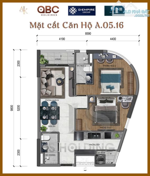 Căn hộ TT 1%/tháng, hoặc ân hạn nợ gốc lãi   24 tháng , bàn giao nhà 2027, kí HDMB 10%, - 1