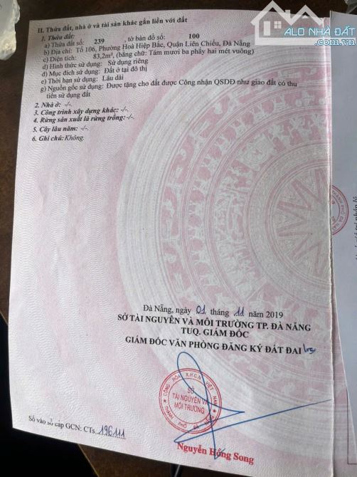 📌📌📌LÀM VIỆC TRỰC TIẾP GIÁ TỐT !!!Bán đất kiệt oto ngô xuân thu - 1