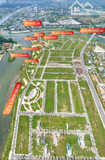 BÁN ĐẤT MẶT TIỀN VEN SÔNG ĐẦM SEN – NAM HOÀ XUÂN – 100M² – GIÁ TỐT - 1