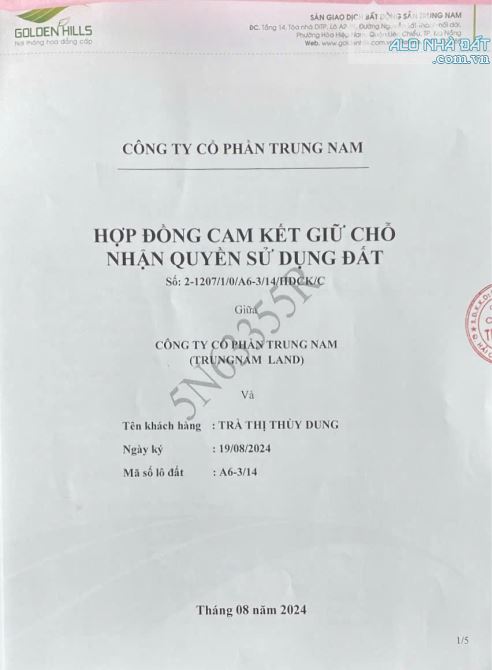 📌📌📌LÀM VIỆC TRỰC TIẾP GIÁ TỐT !!!bán lô đất hòa liên hợp đồng - 1
