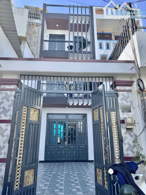 BÁN NHÀ 3 TẦNG ĐÚC HẺM XE HƠI NGUYỄN THỊ BÚP Q12 GIÁ RẺ 5,9 TỶ DIỆN TÍCH 125M2 (4x31) - 1