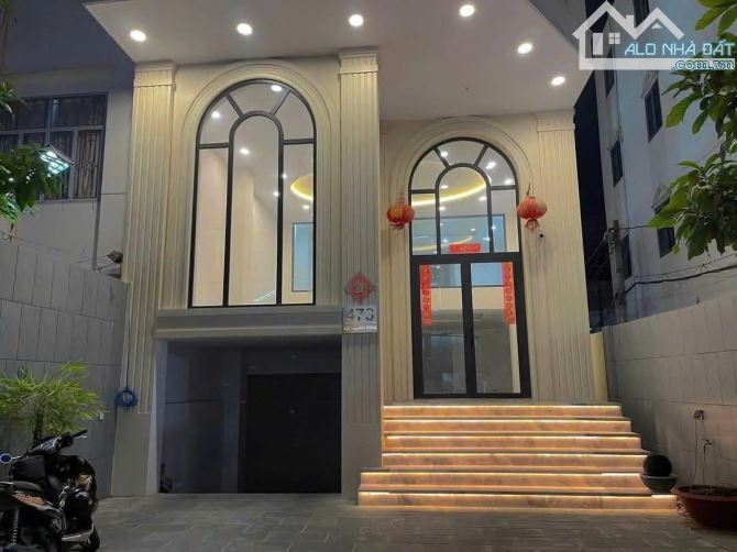 CHO THUÊ TÒA NHÀ 2MT 473 LÊ QUANG ĐỊNH QGV, DIỆN TÍCH: 8x30M, HẦM 8 LẦU, GIÁ 200 TRIỆU - 1