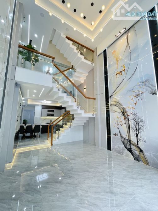 Nhà Quận 12 khu phân lô hẻm 8m bàn cờ ô tô tránh 4x13m Dọc Kênh 54 Phường Hiệp Thành - 12