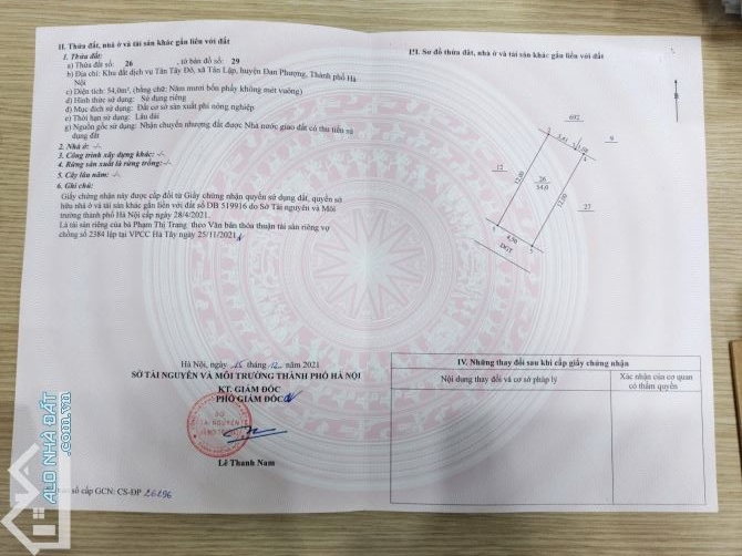 CHÍNH CHỦ BÁN NHÀ 6 TẦNG, CÓ THANG MÁY XỊN – ĐẤT DỊCH VỤ TÂN TÂY ĐÔ - ĐAN PHƯỢNG - 13,5 TỶ