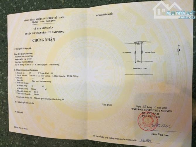 💎Hàng hiếm tại Đồng Dộc - Thuỷ Đường ngay trung tâm huyện Thuỷ Nguyên-  HP  ✅ DT: 85m2  ✅ - 2