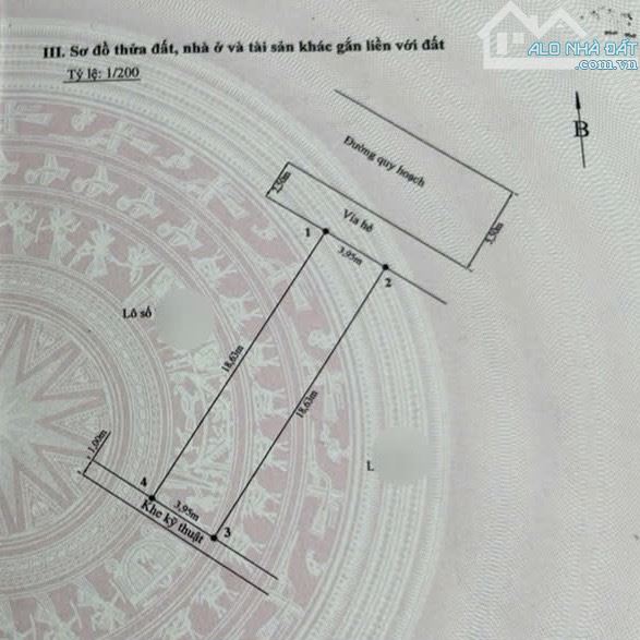 73.59m2 đất TĐC Đằng Lâm 1 - Đông Bắc - Đường 11m - 2
