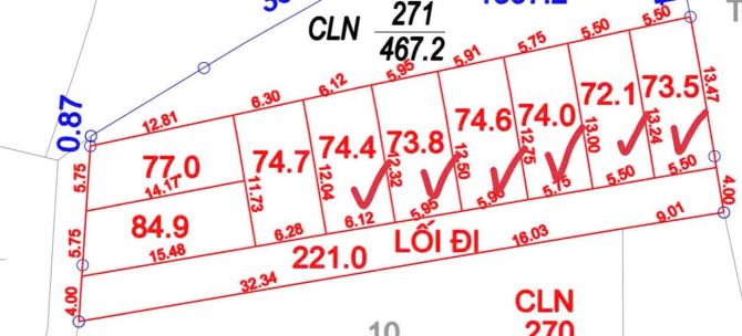 Quỹ đất nền Mới S= 72m - 74m2 full thổ cư sát KCN Nhuận Trạch, khu nghỉ dưỡng. Pháp lý rõ - 2