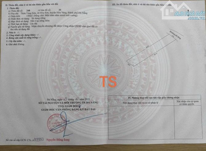 📌📌📌LÀM VIỆC TRỰC TIẾP GIÁ TỐT !!!Chào bán lô thôn tùng sơn xã hòa sơn - 2