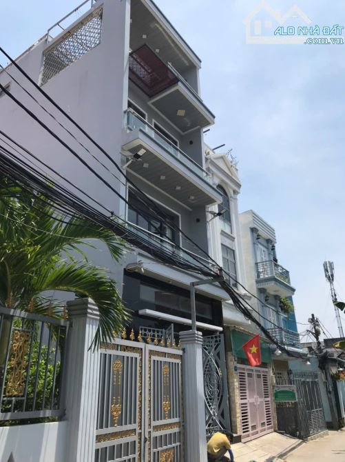 🏠 Nhà 4tầng 4PN 4WC- Hẻm 4m-Huỳnh Tấn Phát- Thị Trấn Nhà Bè - 5x15- 6tỷ. - 2