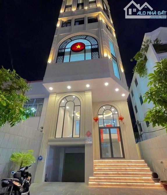 CHO THUÊ TÒA NHÀ 2MT 473 LÊ QUANG ĐỊNH QGV, DIỆN TÍCH: 8x30M, HẦM 8 LẦU, GIÁ 200 TRIỆU - 2
