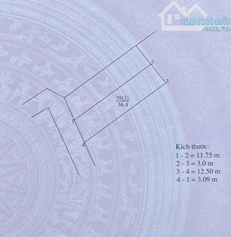 BÁN ĐẤT THÔN VÀNG CỔ BI GIA LÂM 36 M2 - NGÕ THÔNG - 3.x TỶ - 2