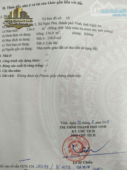 ĐẤT ĐẤU GIÁ – KHỐI 5 NGHI PHÚ, PHƯỜNG VINH PHÚ 136m2 Tây Nam đường 12m - 3