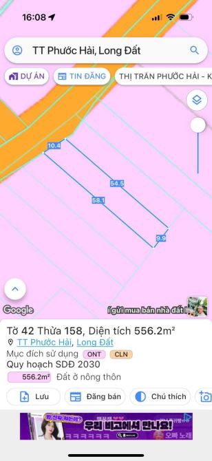3 LÔ VƯỜN XOÀI THỊ TRẤN PHƯỚC HẢI - LONG ĐẤT - BRVT - 3