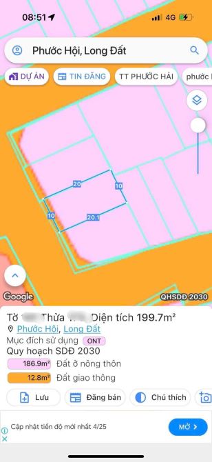 Bán đất cách bãi tắm Lộc An chỉ 1km. 200m2 full thổ cư - 3