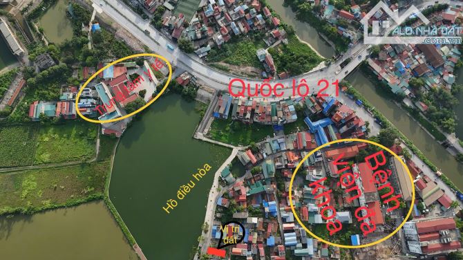 Cần bán siêu phẩm 77,1m , ngay trung tâm thị trấn vân Đình, đường trước đất 3 ôtô tránh - 3