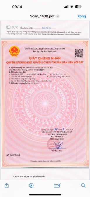 Cần chuyển nhượng lô đất S=121,7m2 full ONT, vuông vắn, cách chợ, ủy ban chỉ 200m - 2