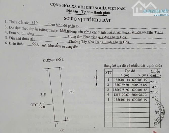 Bán đất Tái định cư Ngọc Hiệp, Tây Nha Trang chỉ 40 triệu/m2 - 3