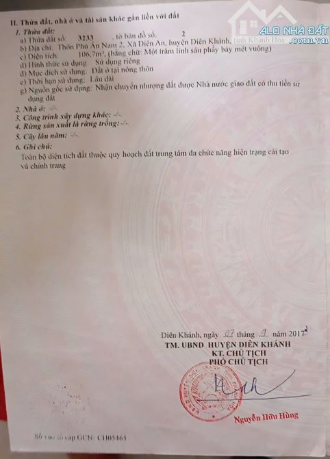 Bán lô góc Diên An thôn Phú Ân Nam 2 mặt tiền đường Lỗ Đế - 3