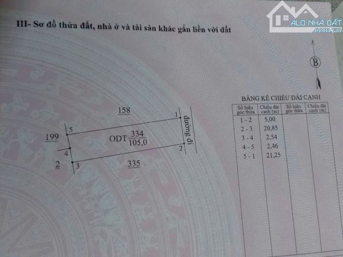 Cần bán lô đất 5x21m, Hướng đông, hẻm Trần Quang Diệu, P. Nghĩa Lộ, Quảng Ngãi - 3