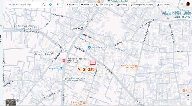 Bán đất 4x13m, gần Trần Hưng Đạo p. Dĩ An kế chợ Dĩ An 1 - 3