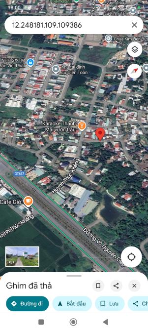 Bán Đất Diên Toàn - Vị Trí đẹp - Sát Võ Nguyên Giáp -111m2 full thổ - 3