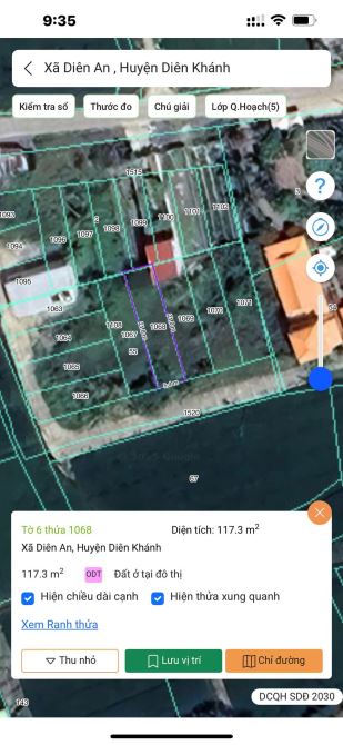 Bán lô đất Diên An - full thổ - đường oto sát Võ Nguyên Giáp - view cực đẹp - 3
