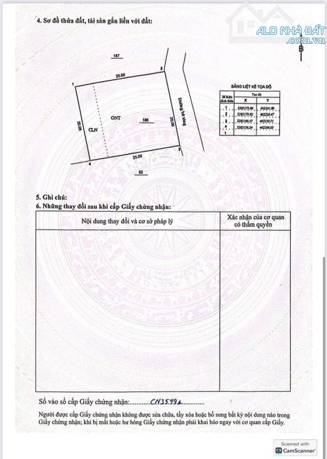 Cần bán siêu phẩm nghỉ dưỡng S= 500m2 có 400m2 ONT - CLN. Đất vuông vắn - Sẵn sổ Hồng - 4