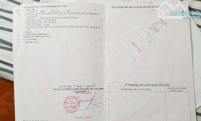 CẶP NỀN 14 TỶ ĐƯỜNG A6 KDC HƯNG PHÚ, P HƯNG PHÚ, Q CÁI RĂNG, TP CẦN THƠ - 4