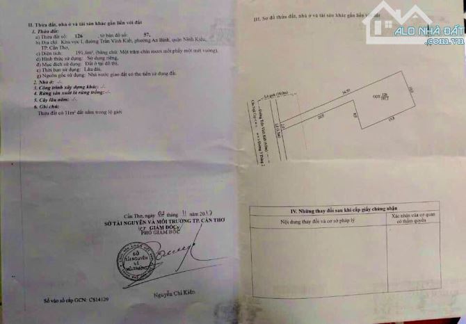 BÁN 352m2 ĐẤT MẶT TIỀN ĐƯỜNG TRẦN VĨNH KIẾT FULL THỔ CƯ , NINH KIỀU CẦN THƠ - 5