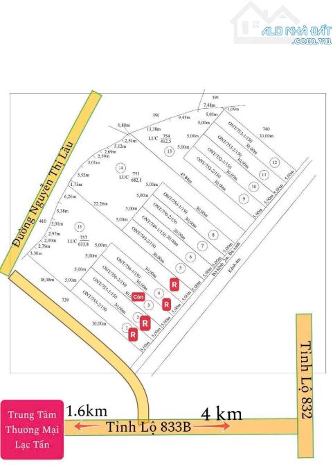 ⭐⭐THỔ CƯ LONG AN GIÁ RẼ. DT: 5X30M GIÁ 420TR. ĐƯỜNG XE Ô TÔ. VIEW KÊNH - 5