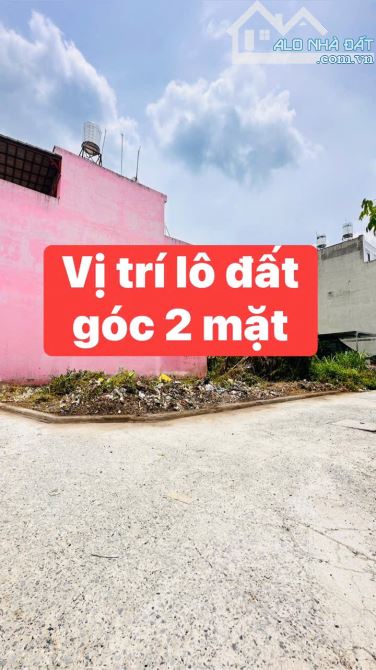 Đât 93m2 thổ cư,góc 2 mặt tiền, đuòng thông ,tx43 - 5